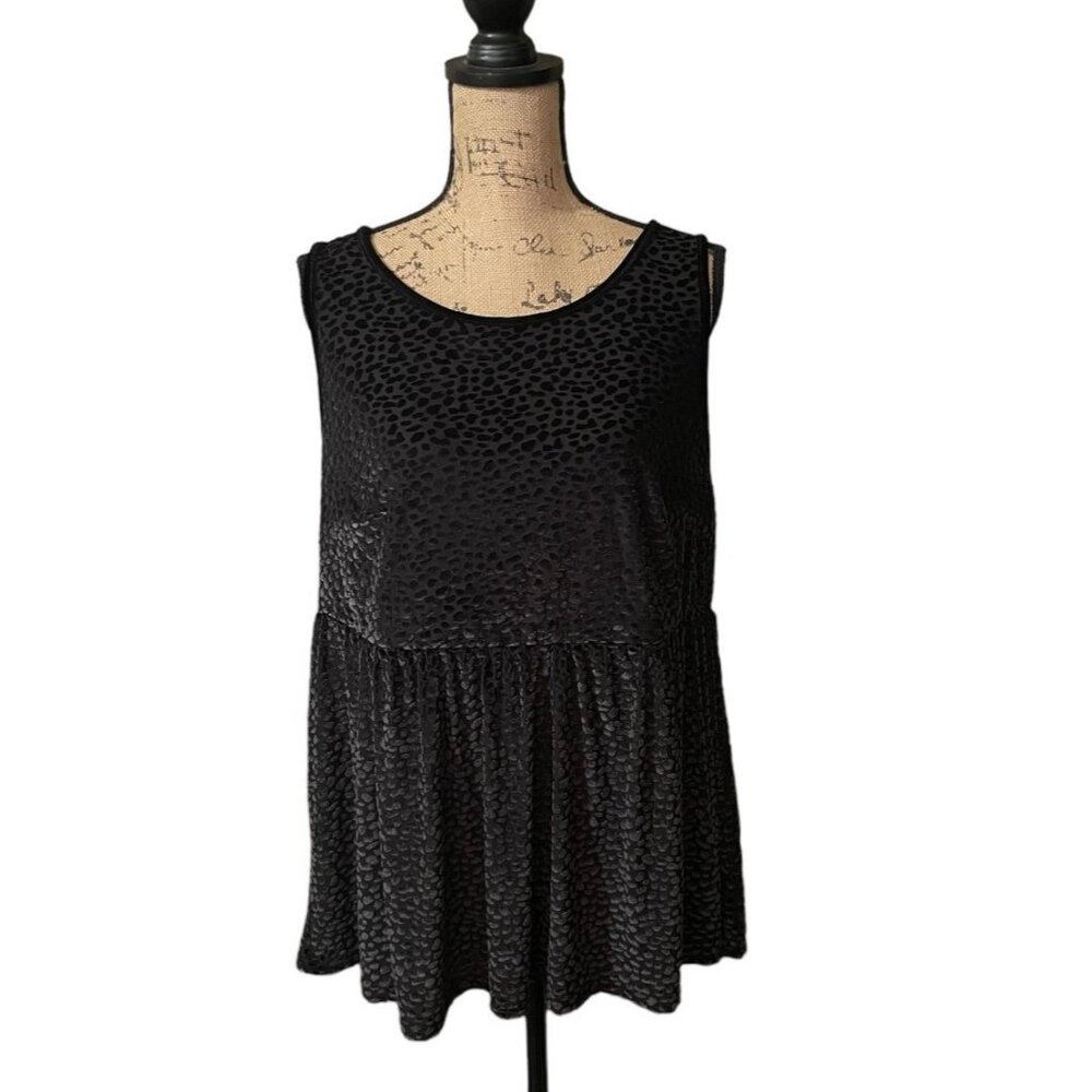 Torrid Velvet Peplum Top